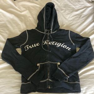 True Religion zip up hoodie
